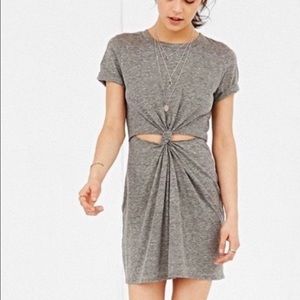 Honey Punch Cut-Out Knot shirt Dress.